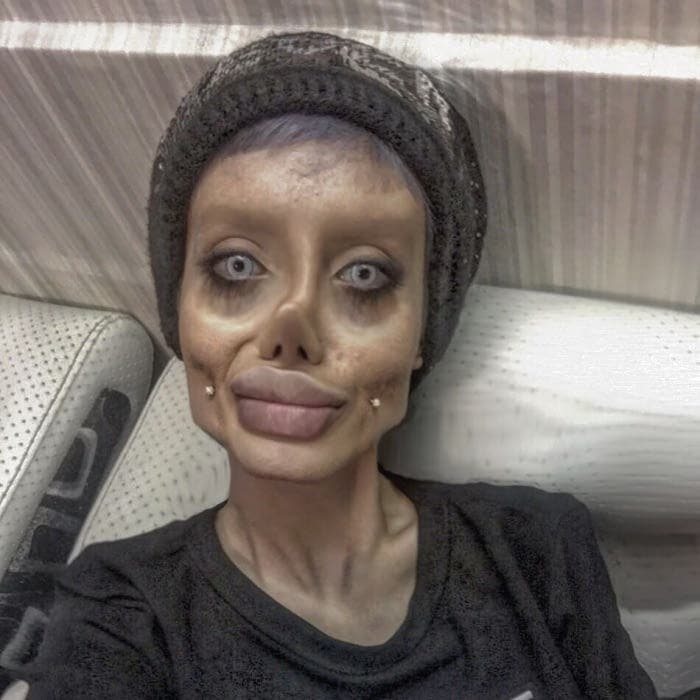 Angelina Jolie’s ‘zombie lookalike’ revealed as she leaves jail after fooling everyone