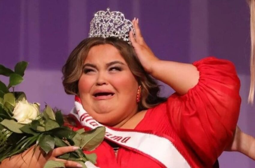 “¿Quién dijo que las chicas bonitas deben ser delgadas?”: ¡Una mujer de talla grande ganó el título de “Miss Alabama”, desafiando los estándares de belleza!