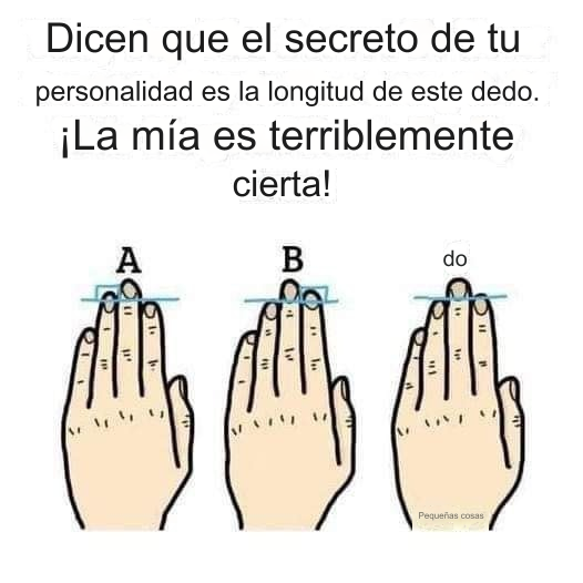 Dicen que el secreto de tu personalidad está en la longitud de este dedo. ¡El mío es inquietantemente cierto! Lee el artículo completo en los comentarios